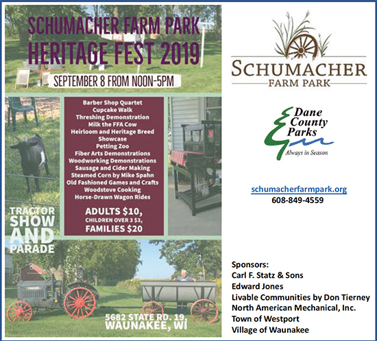 Schumacher Farm Park - Heritage Fest 2019