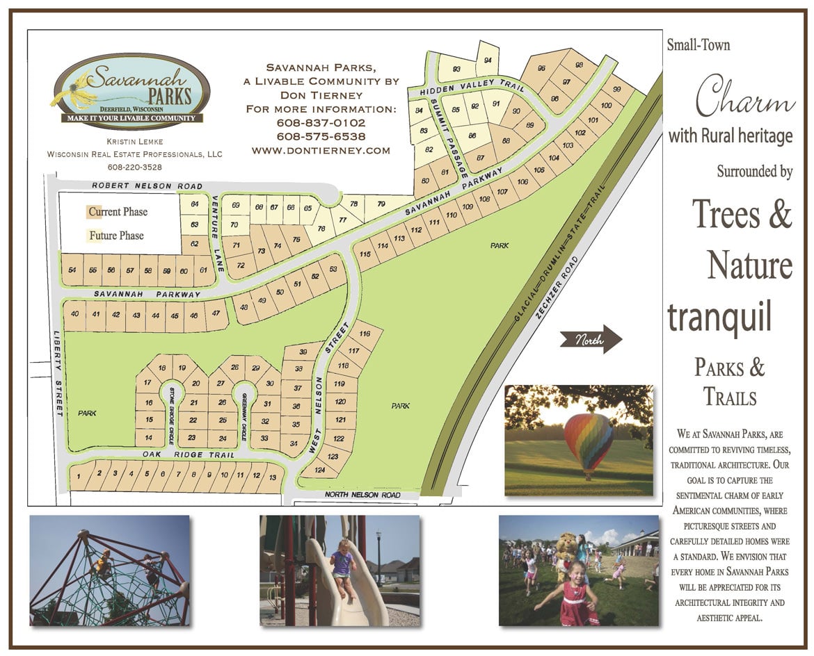 Savannah Parks Site Map