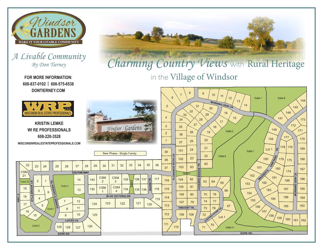 Bristol Gardens Site Map