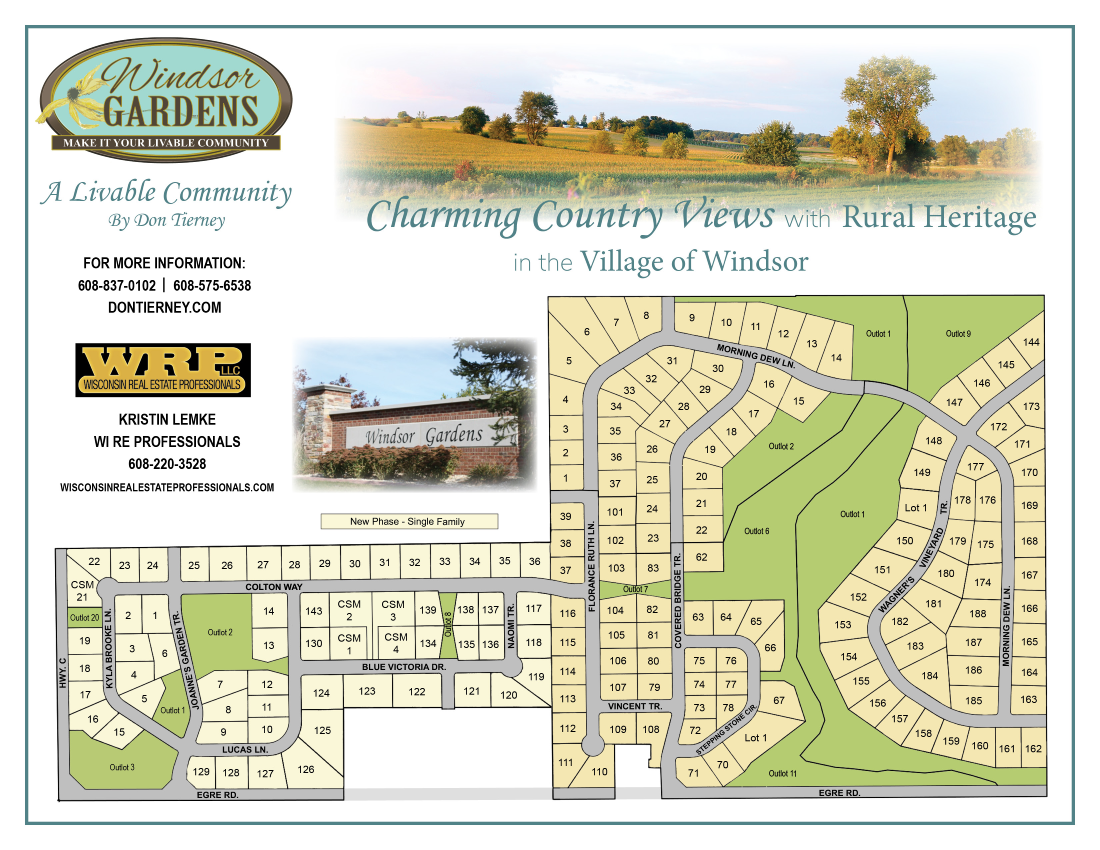 Bristol Gardens Site Map
