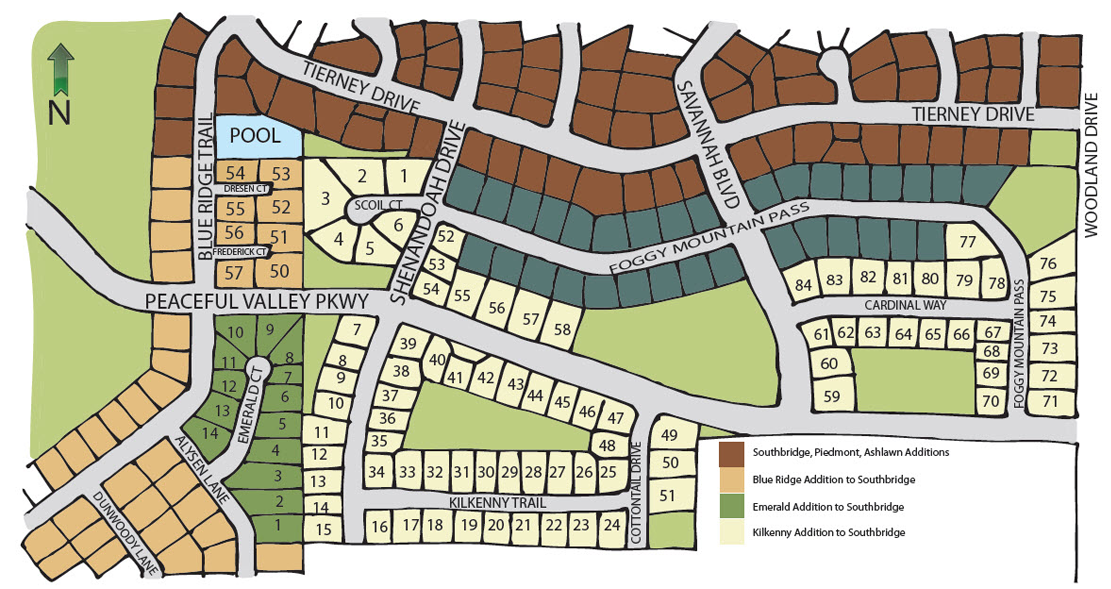 Southbridge Site Map