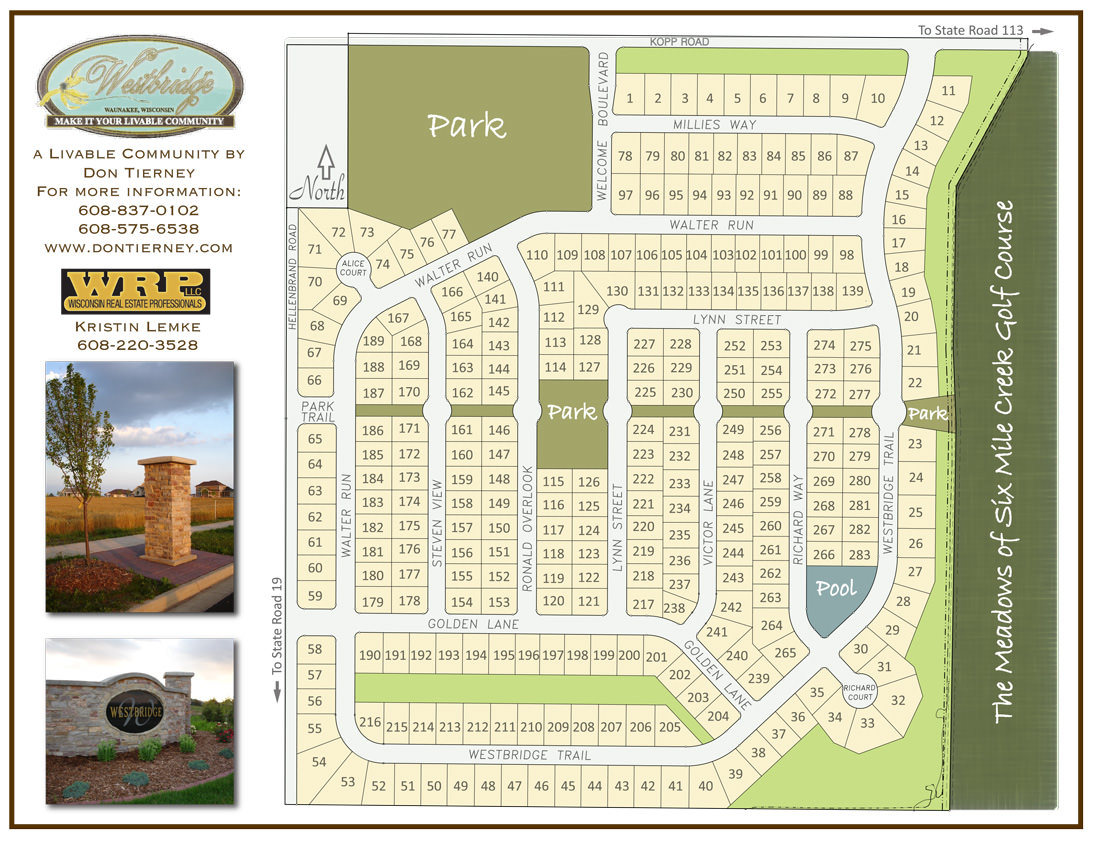 Westbridge Site Map